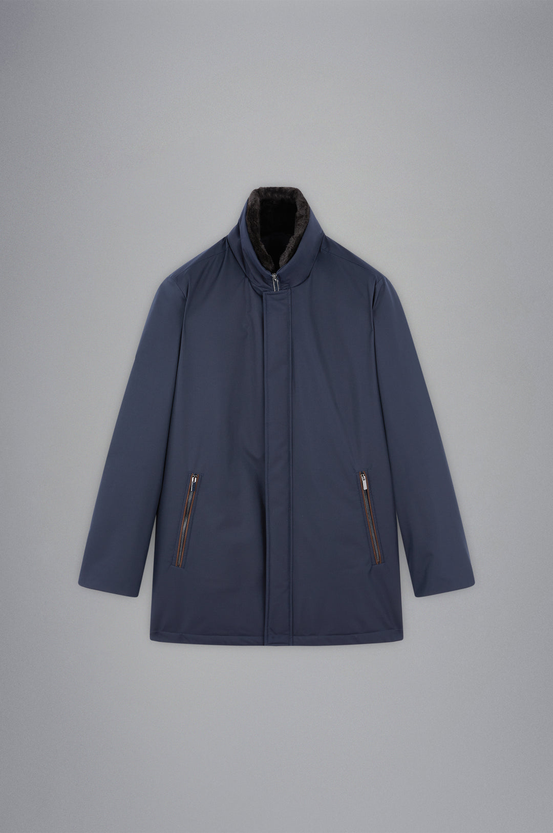 Save the Sea Car Coat with Suede Trim