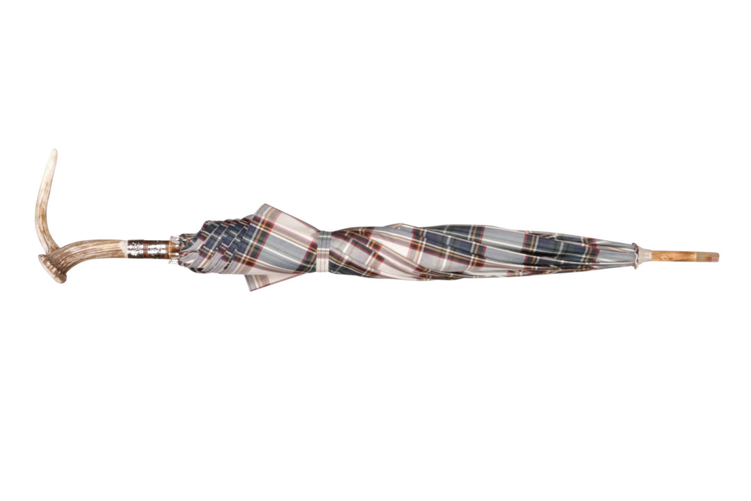 Cambridge Umbrella in Navy Plaid