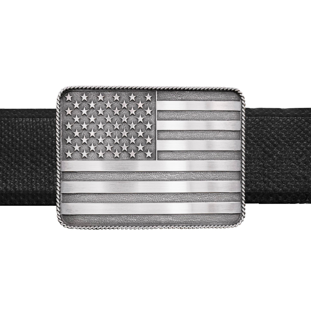 Brandes 1806 Sterling American Flag Trophy Buckle