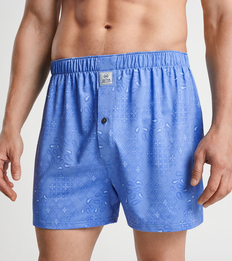 Geo Paisley Performance Boxer Short