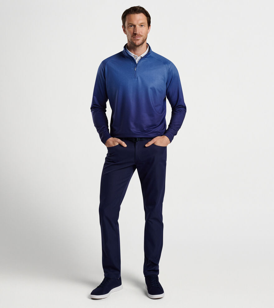 Perth Ombre Performance Quarter-Zip in Navy