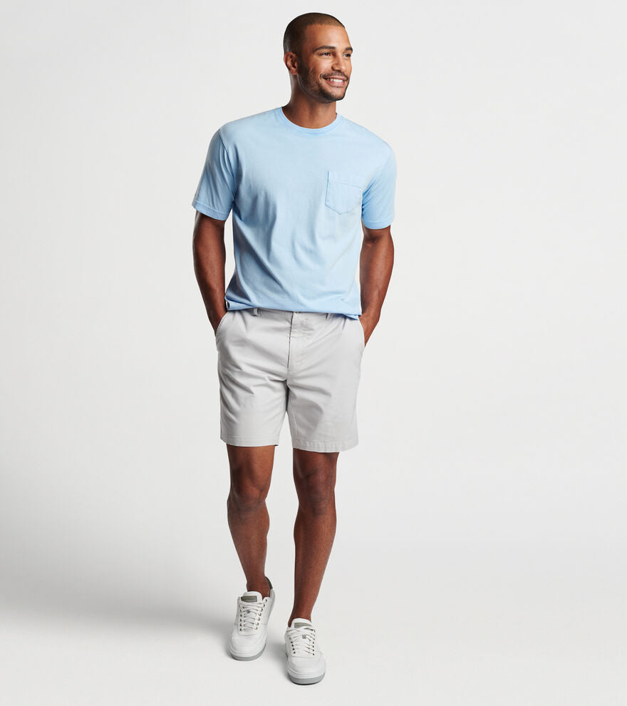 Lava Wash Pocket Tee in Cottage Blue