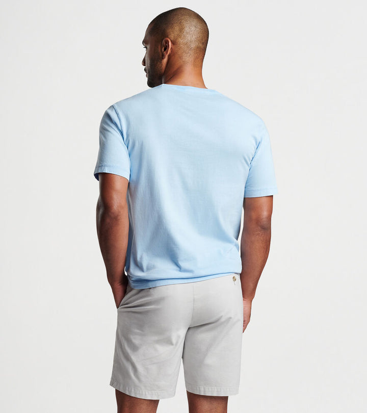 Lava Wash Pocket Tee in Cottage Blue