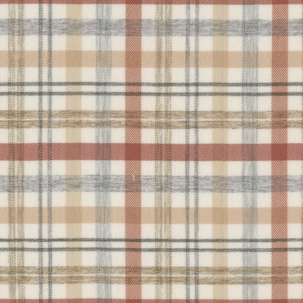 Soft Performance Melange Plaid in Spice