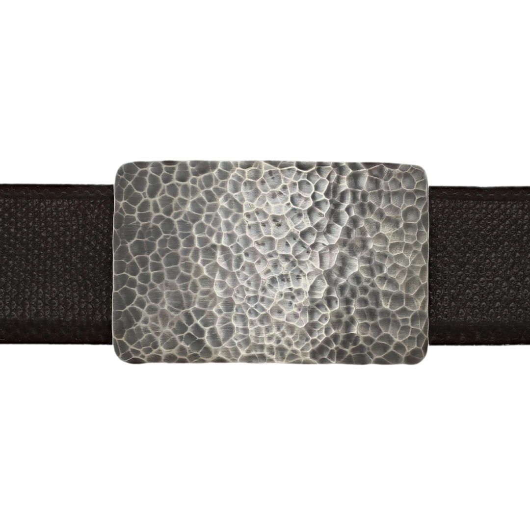 Zapata 1409 Sterling Silver Hand Hammered Trophy Buckle