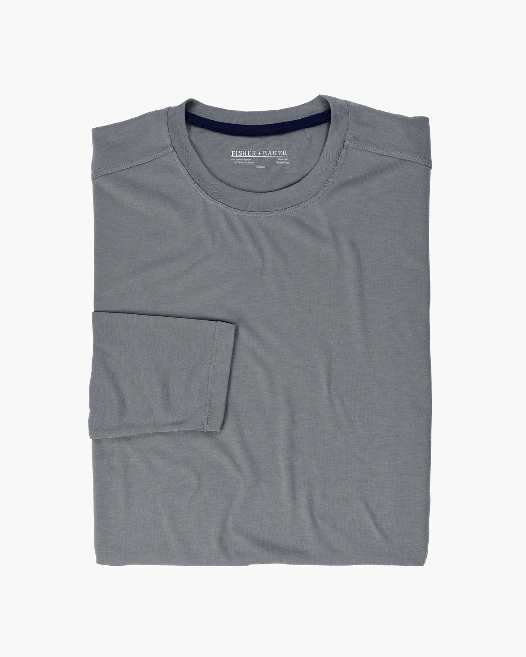 Everyday Cashmere LS Tee in Slate