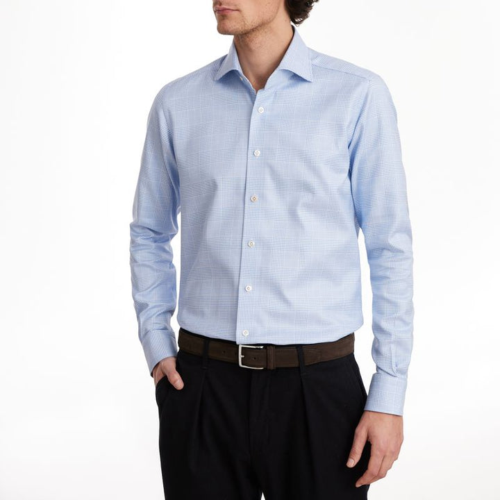 SF19220 Prince of Wales Premium Luxury Shirt