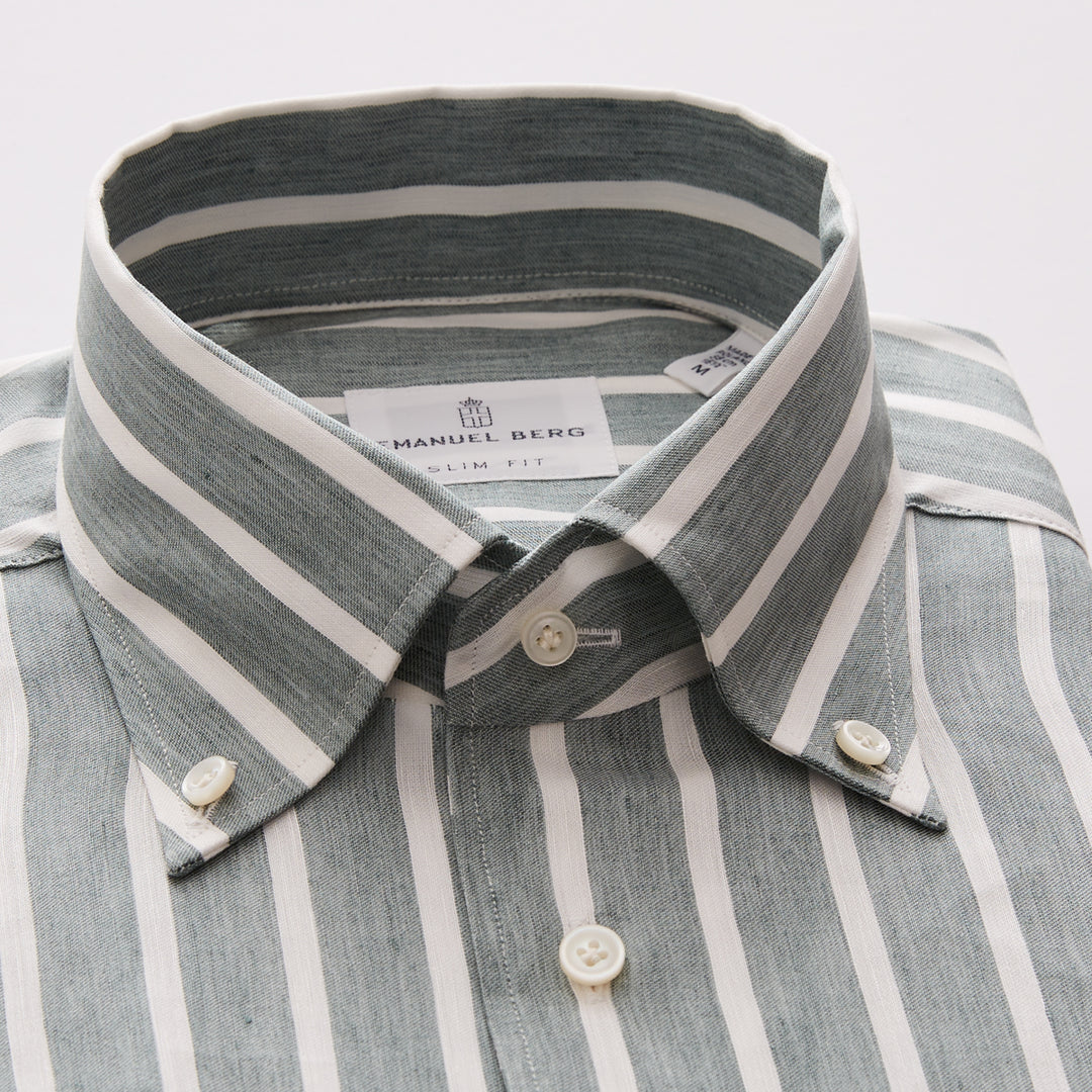 SF18717 Exaggerated Stripe Dobby Shirt