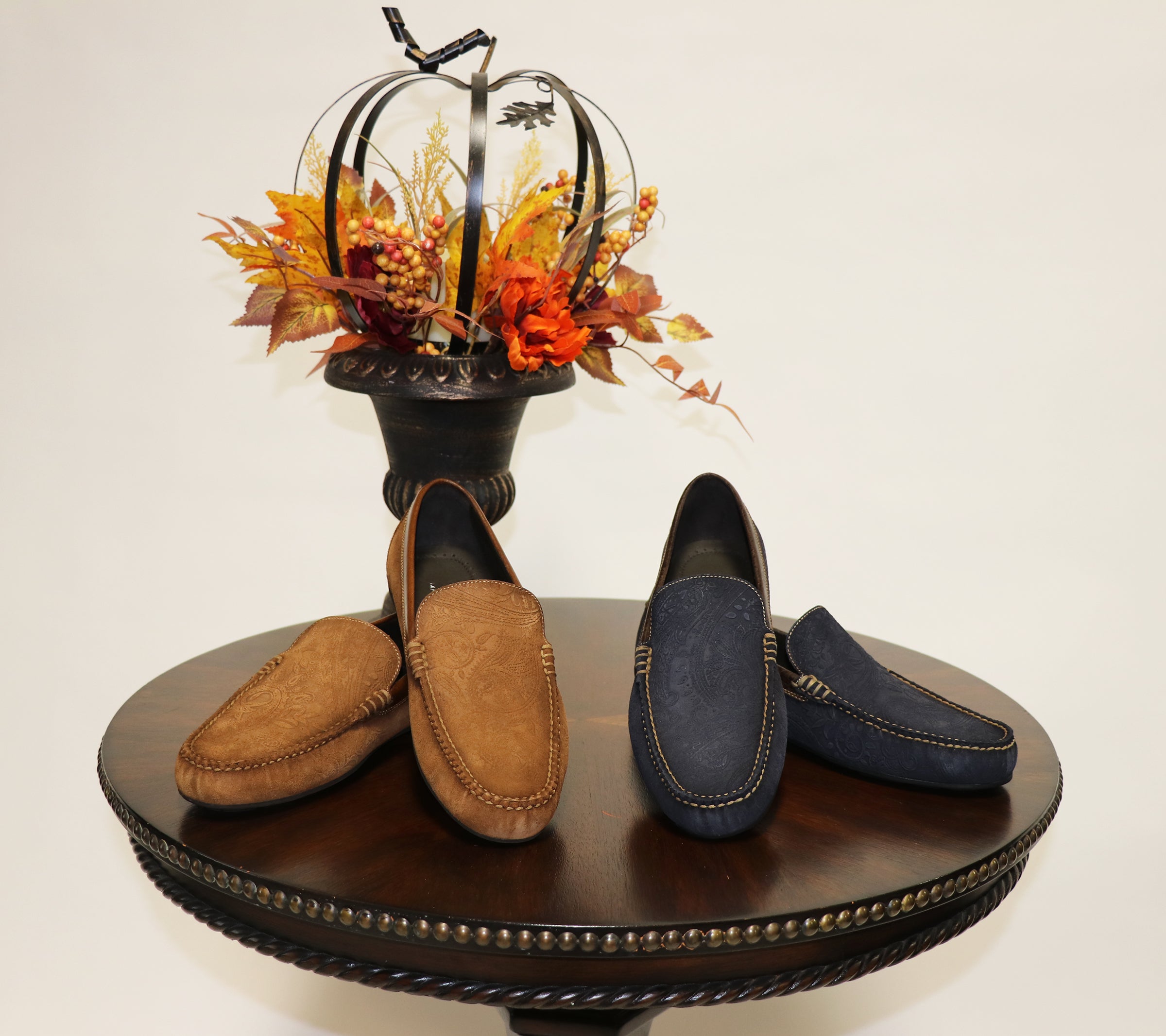 Paisley Print Royal Venetian Loafer French Roast 12
